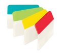 3M 686A-ALYR Post-it Filing Angle Tabs, 2 in x 1.5 in (50,8 mm x 38.1 mm)