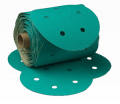 3M 246U Stikit Green Disc Roll D/F, 01566, 6 in, 80D, 100 discs per roll, 10 rolls per case