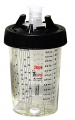 3M 16121 PPS Type H/O Mini Pressure Cup, 1 cup per box, 4 boxes per case