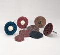 Standard Abrasives™ Quick Change Surface Conditioning FE Disc, 840331, A/O Coarse, TSM, Brown, 2 in, 50 per inner