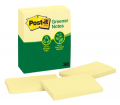 3M 655RP Post-it Notes 655-RP, 3 in x 5 in Canary Yellow
