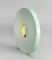 3M 4032 Double Coated Urethane Foam Tape Off-White, 1 1/4 in x 72 yd 1/32 in, 6 per case Bulk
