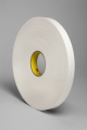 3M 4462 Double Coated Polyethylene Foam Tape White, 2 in x 72 yd, 6 rolls per case