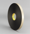 3M 4492 Double Coated Polyethylene Foam Tape Black, 1/4 in x 72 yd, 36 rolls per case