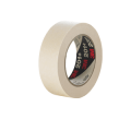 3M 201+ IW General Use Tan Masking Tape 201+, 36 mm x 55 m, 24 individually wrapped rolls per case, Conveniently Packaged