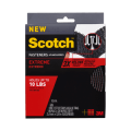 3M RF6761 Scotch Extreme Fasteners, 1 in x 10 ft (25,4 mm x 3,04 m) Black 1 Set of Strips
