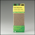 3M 9017NA Aluminum Oxide Sandpaper, 3-2/3 in x 9 in, Coarse grit, 6 Sheet, Open Stock