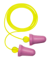 3M P2001 No-Touch Push-to-Fit Earplugs, Corded, 400 EA/Case