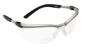 3M 11375-00000-20 BX Reader Protective Eyewear, Clear Lens, Silver Frame, +2.0 Diopter, 20 EA/Case