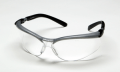 3M 11380-00000-20 BX Protective Eyewear, Clear Anti-Fog Lens, Silver/Black Frame, 20 EA/Case