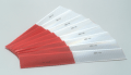 3M 983-326 ES Diamond Grade Conspicuity Marking Red/White, 2 in x 12 in, 100 per package - 6 per carton