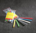 3M FP301-3/32-6"-Assorted-10 Heat Shrink Tubing Assortment Pack FP-301-3/32-Assort colors, PN 36618 3/32 in, 5 each of 7 colors, 10 per case
