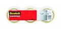 3M 3350-3 Scotch Lightweight Shipping Packaging Tape, 1.88 in x 54.6 yd (48 mm x 50 m), 3 pack
