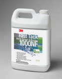 3M 1000NF Fast Tack Water Based Adhesive Neutral, 1 Gallon Can, 4 per case