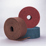 3M 830271 Standard Abrasives A/O Buff and Blend HS Roll, 6 in x 30 ft A MED, 2 per case