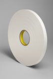 3M 4104 Urethane Foam Tape Natural, 3/4 in x 18 yd 64.0 mil, 2 per box 6 boxes per case