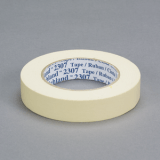 3M 2307 Masking Tape Tan, 12 mm x 55 m 5.2 mil, 72 per case Bulk