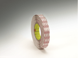 3M 476XL Double Coated Tape Extended Liner Translucent, 1 in x 540 yd 6.0 mil, 6 per case Bulk