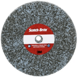 Scotch-Brite™ Deburr & Finish Pro Unitized Wheel, DP-UW, 9C Extra Coarse+, 6 in x 1/2 in x 1/2 in, 4 ea/Case