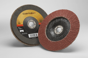 3M 967A Cubitron II Flap Disc, T29 7 in x 7/8 in 80+ Y-weight, 5 per case