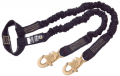 DBI-SALA 1244631 6 ft. (1.8m) double-leg 100% tie-off with elastic Nomex®/Kevlar® fiber webbing and web loop choker at center, snap hooks at leg ends.