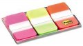 3M 686-PGO Post-it Durable Tabs, 1 in x 1.5 in Pink, Green, Orange 24cs