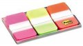 3M 686-PGO Post-it Durable Tabs, 1 in x 1.5 in Pink, Green, Orange 24cs