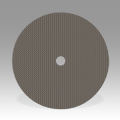 3M 6022J Flexible Diamond Heavy Duty QRS Cloth Disc, 5 in x 1 in M125 Micron Pattern 21, 2 per case