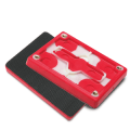 3M 20433 Hookit Pad, 3 in x 4 in x 1/2 in Red Foam, 10 per case