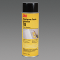 3M 78 Polystyrene Insulation Spray Adhesive Clear, Net Wt 17.9 oz, 12 per case