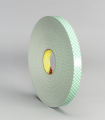 3M 4032 Double Coated Urethane Foam Tape Off-White, 3/4 in x 72 yd 1/32 in, 12 per case Bulk