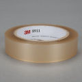 3M 8911 Polyester Tape Transparent, 1 in x 72 yd, 36 per case