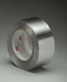3M™ Aluminum Foil Tape 425, Silver, 75 mm x 55 m, 4.6 mil, 12 Roll/Case