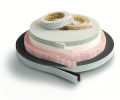 3M VG708 Venture Tape Double Sided 1/8 in PE Foam Glazing Tape Black, 1/2 in x 85 ft, 40 per case