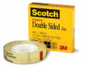 3M 665 Scotch Double Sided Tape, 1 in x 1296 in Boxed