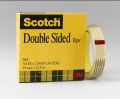 3M 665 Scotch Double Sided Tape, 1/2 in x 900 in, Boxed