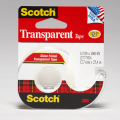 3M 174 Scotch Transparent Tape, 1/2 in x 1000 in