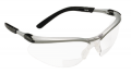 3M 11376-00000-20 BX Reader Protective Eyewear, Clear Lens, Silver Frame, +2.5 Diopter, 20 EA/Case