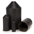 3M SKE-15/40 Heat Shrink Heavy-Duty End Cap, Black, for cable diameters 0.59-1.26 in, 10 each per case