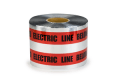3M 408 Scotch® Detectable Buried Barricade Tape, CAUTION BURIED ELECTRIC LINE BELOW, 6 in x 1000 ft, Red