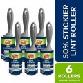 Scotch-Brite™ 50% Stickier Lint Roller 830RS-48, 4 in x 25.1 ft (10.1 cm x 7.65 m), 6 rollers per case