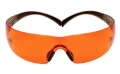 3M™ SecureFit™ Safety Glasses SF406SGAF-BLA, Black/Brown, Orange Scotchgard™ Anti-fog Lens, 20 EA/Case