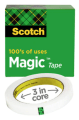 Scotch® Magic™ Tape 810, 1 in x 2592 in, 36 rolls/case