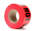 3M 362 Scotch® Barricade Tape, DANGER DO NOT ENTER, 3 in x 1000 ft, Red, 8 rolls/case