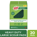 Scotch-Brite® Heavy Duty Scour Pad 220-6X9-3L, 6 in x 9 in, 20 pads/pack