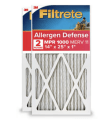 3M 9804-2PK-HDW Filtrete Micro Allergen Reduction Filters, 14 in x 25 in x 1 in (35,5 cm x 63,5 cm x 2,5 cm)