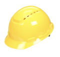 3M™ SecureFit™ Hard Hat H-702SFV-UV, Yellow, Vented, 4-Point Pressure Diffusion Ratchet Suspension, with UVicator, 20 ea/Case
