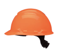 3M™ SecureFit™ Hard Hat H-706SFR-UV, Orange, 4-Point Pressure Diffusion Ratchet Suspension, with UVicator, 20 ea/Case