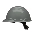 3M™ SecureFit™ Hard Hat H-708SFR-UV, Grey, 4-Point Pressure Diffusion Ratchet Suspension, with UVicator, 20 ea/Case