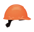 3M™ SecureFit™ Hard Hat H-707SFR-UV, Hi-Vis Orange, 4-Point Pressure Diffusion Ratchet Suspension, with UVicator, 20 ea/Case